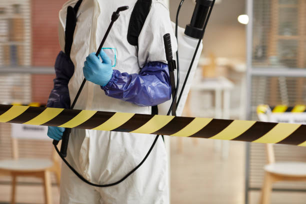 Professional Biohazard technician working in Thornton, PA